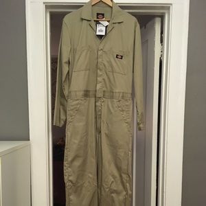 Dickies Overalls - Long-sleeve, Medium, Tan